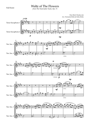 Waltz of The Flowers - from Nutcracker (P. I. Tchaikovsky) for Tenor Saxophone Duo