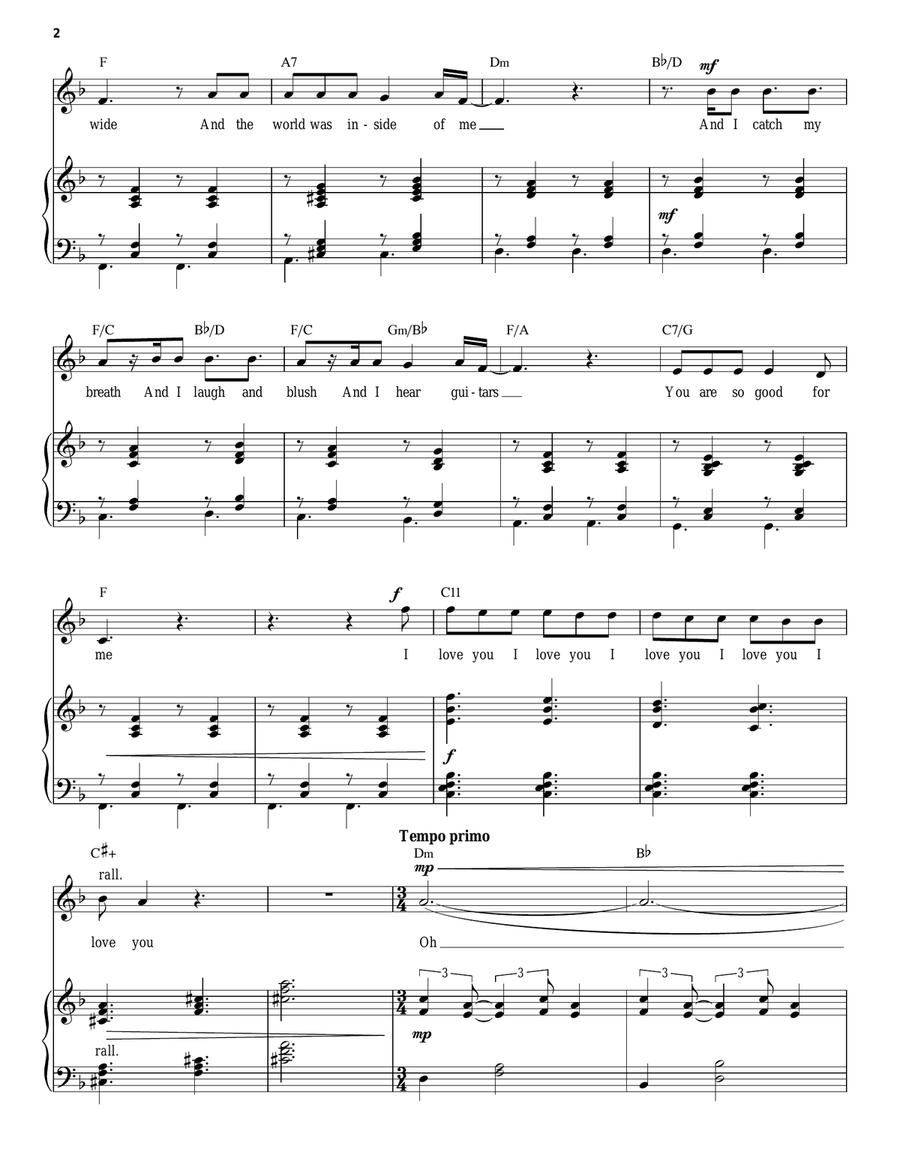 No One Else Voice scores gallery preview page 2