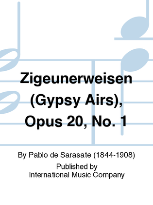 Book cover for Zigeunerweisen (Gypsy Airs), Opus 20, No. 1