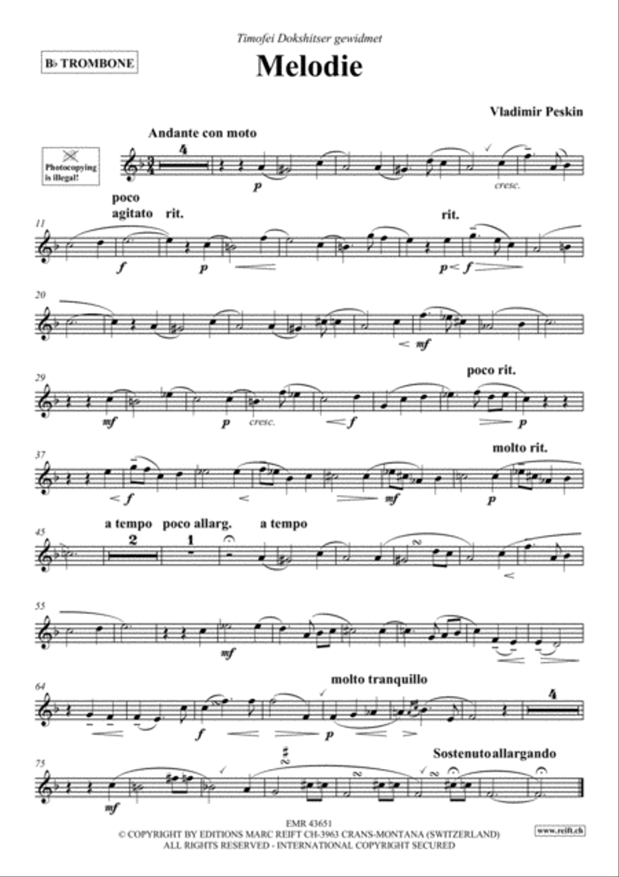 Melodie Piano Accompaniment scores gallery preview page 3