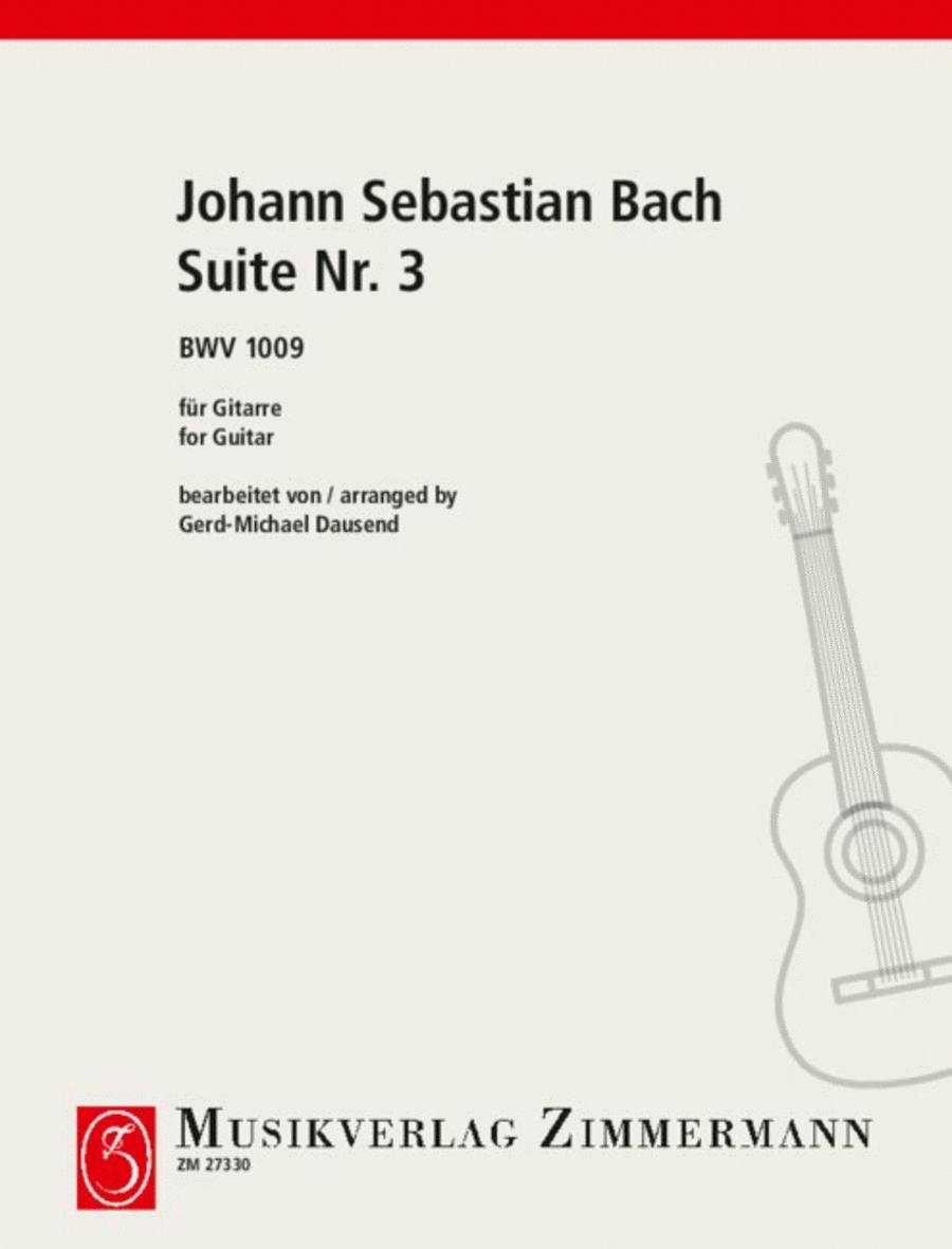 Suite No. 3 Classical Guitar scores gallery preview page 1