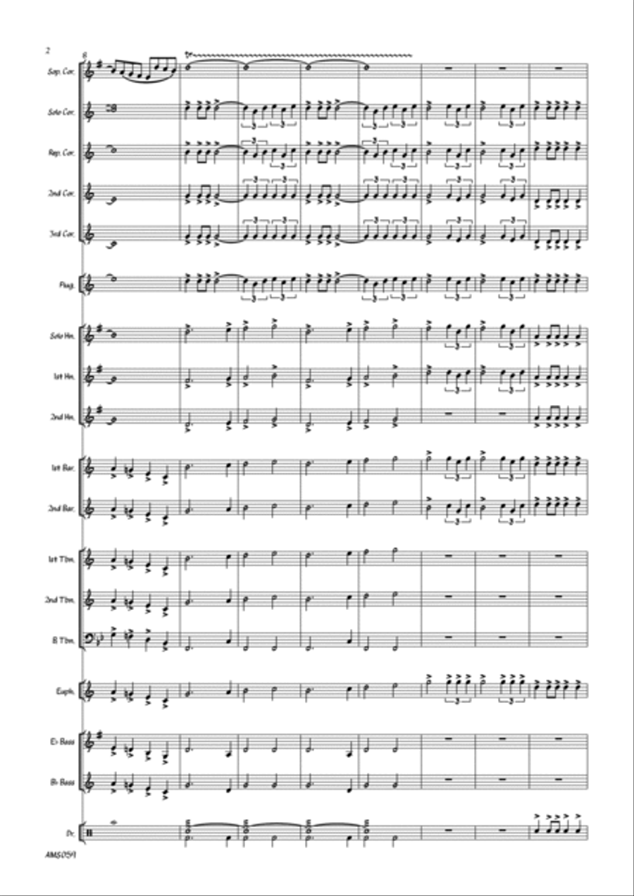 Royal Tournament - Brass Band March Brass Band scores gallery preview page 4