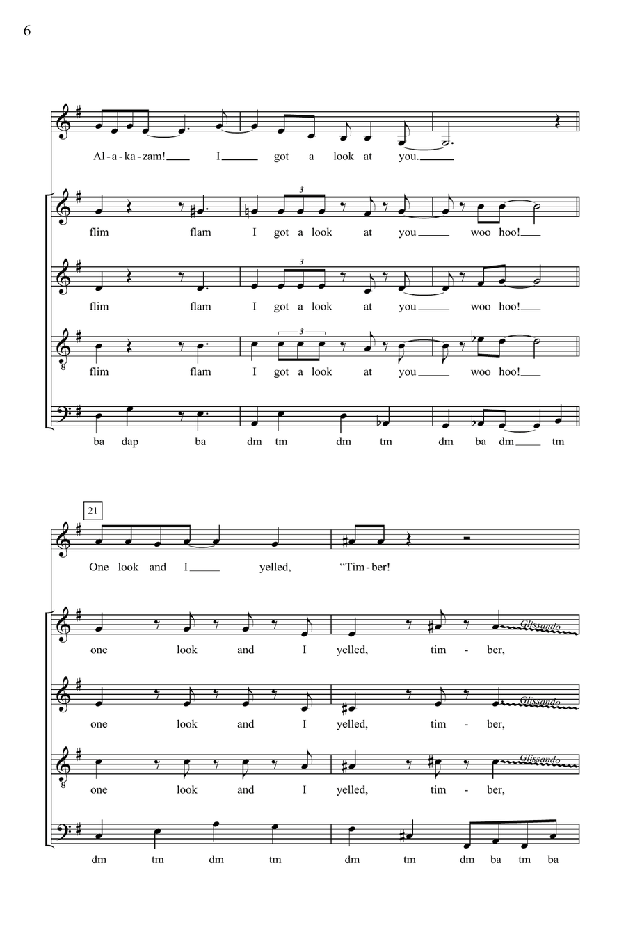 Orange Colored Sky Orange Colored Sky 4-Part scores gallery preview page 4