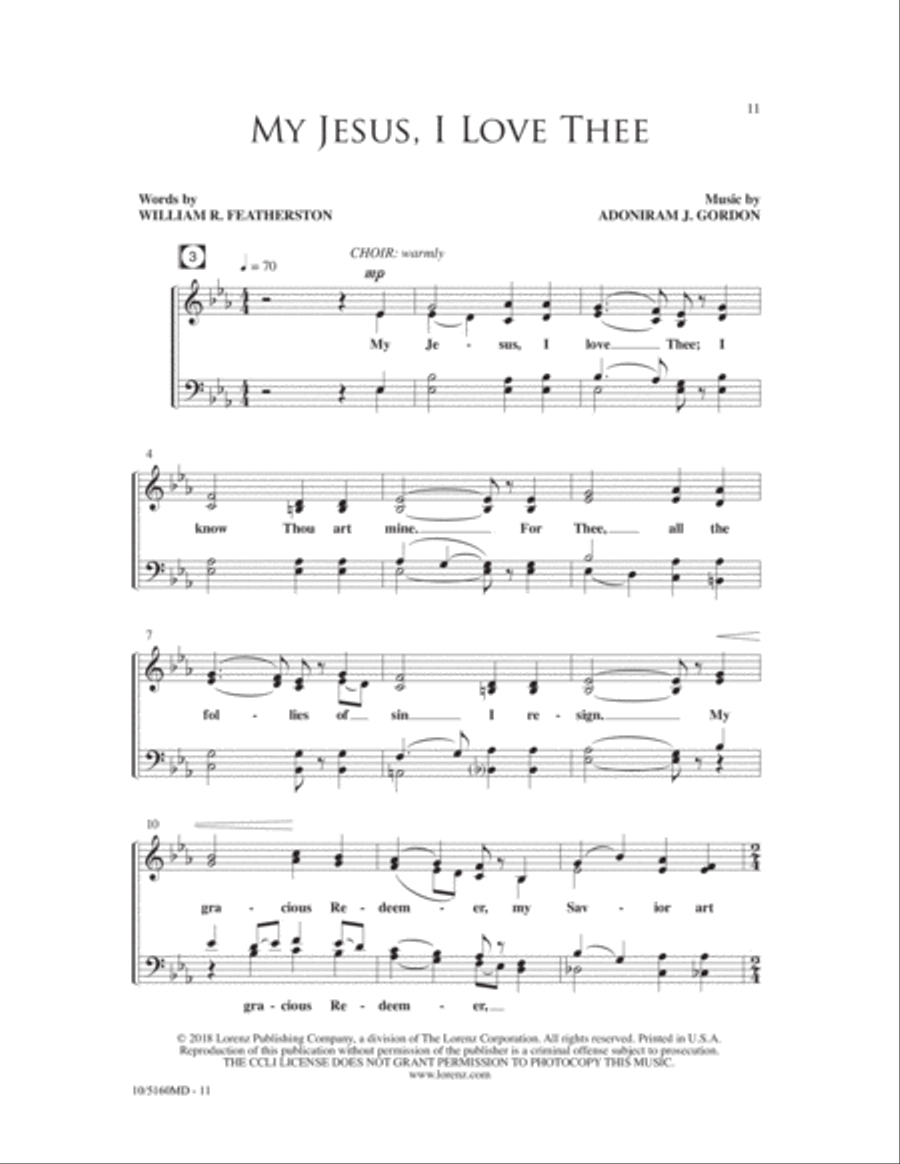 Four-part Hymns: A Cappella 4-Part scores gallery preview page 7