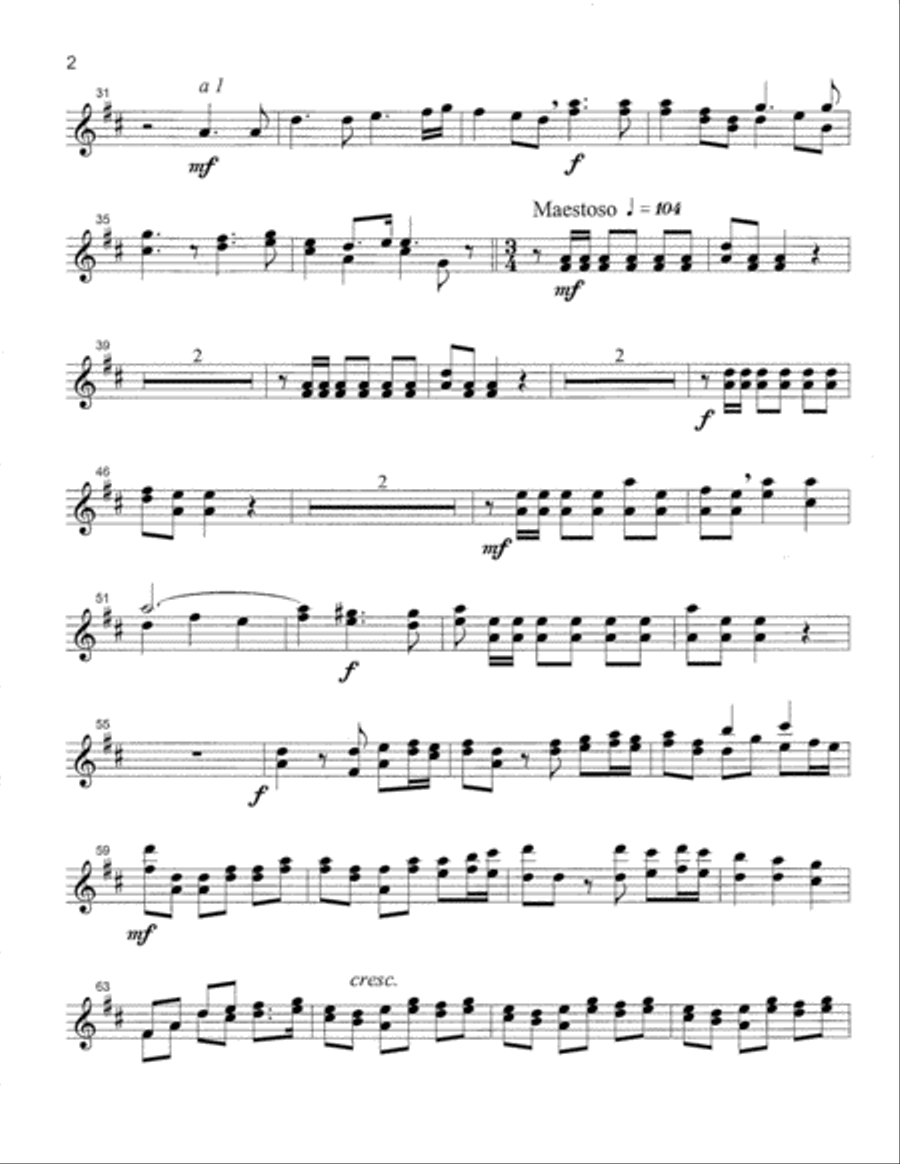 Music for the Royal Fireworks 5-Octaves scores gallery preview page 20