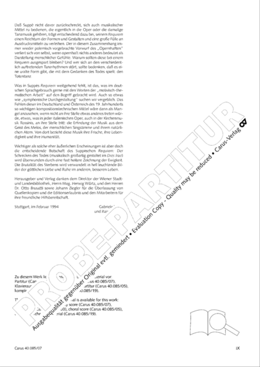 Missa pro defunctis 4-Part scores gallery preview page 10
