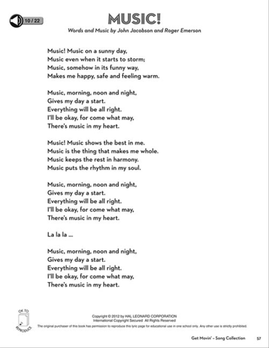 Get Movin' Get Movin' CD scores gallery preview page 6