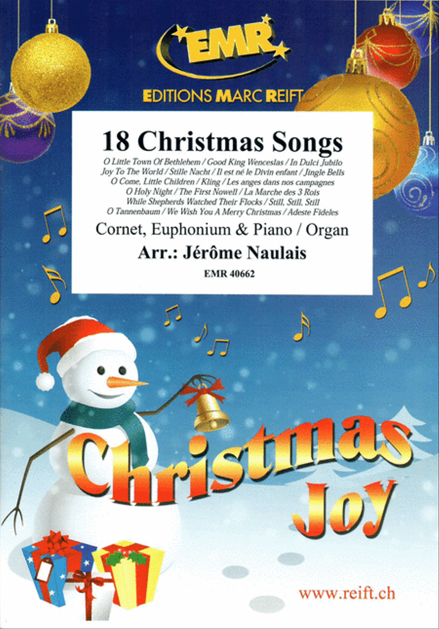 18 Christmas Songs Brass Ensemble scores gallery preview page 1