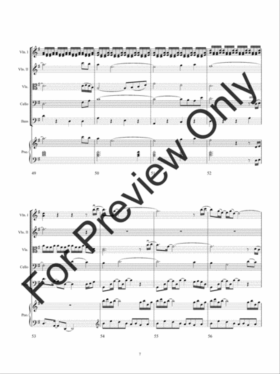 Sailing Kites (Score) String Orchestra scores gallery preview page 12