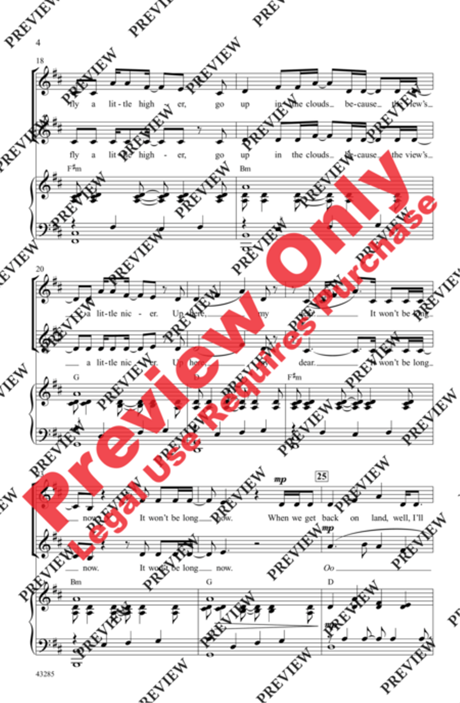 Clouds 2-Part scores gallery preview page 4