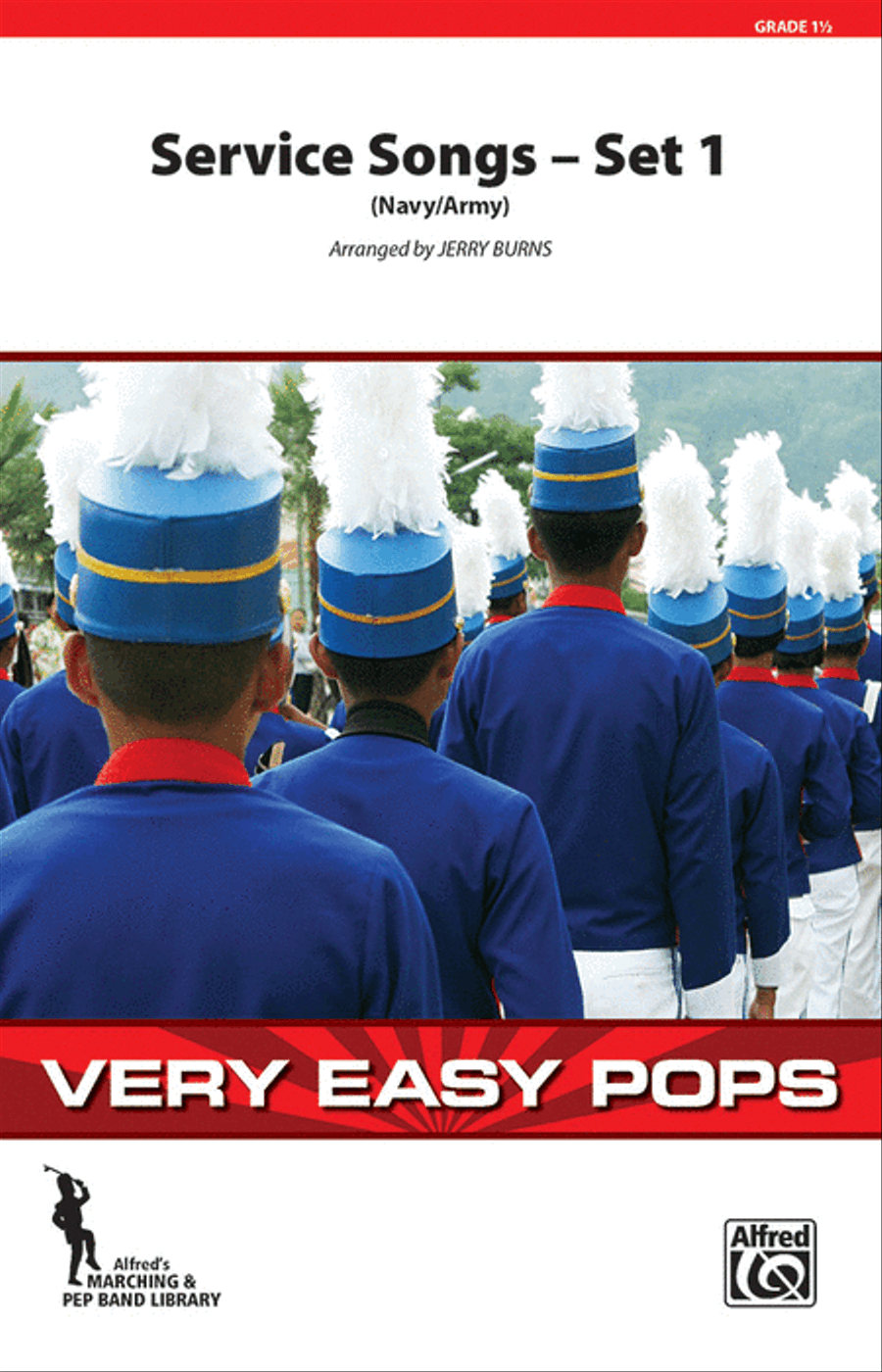 Service Songs - Set 1 (Navy/Army) Marching Band scores gallery preview page 1