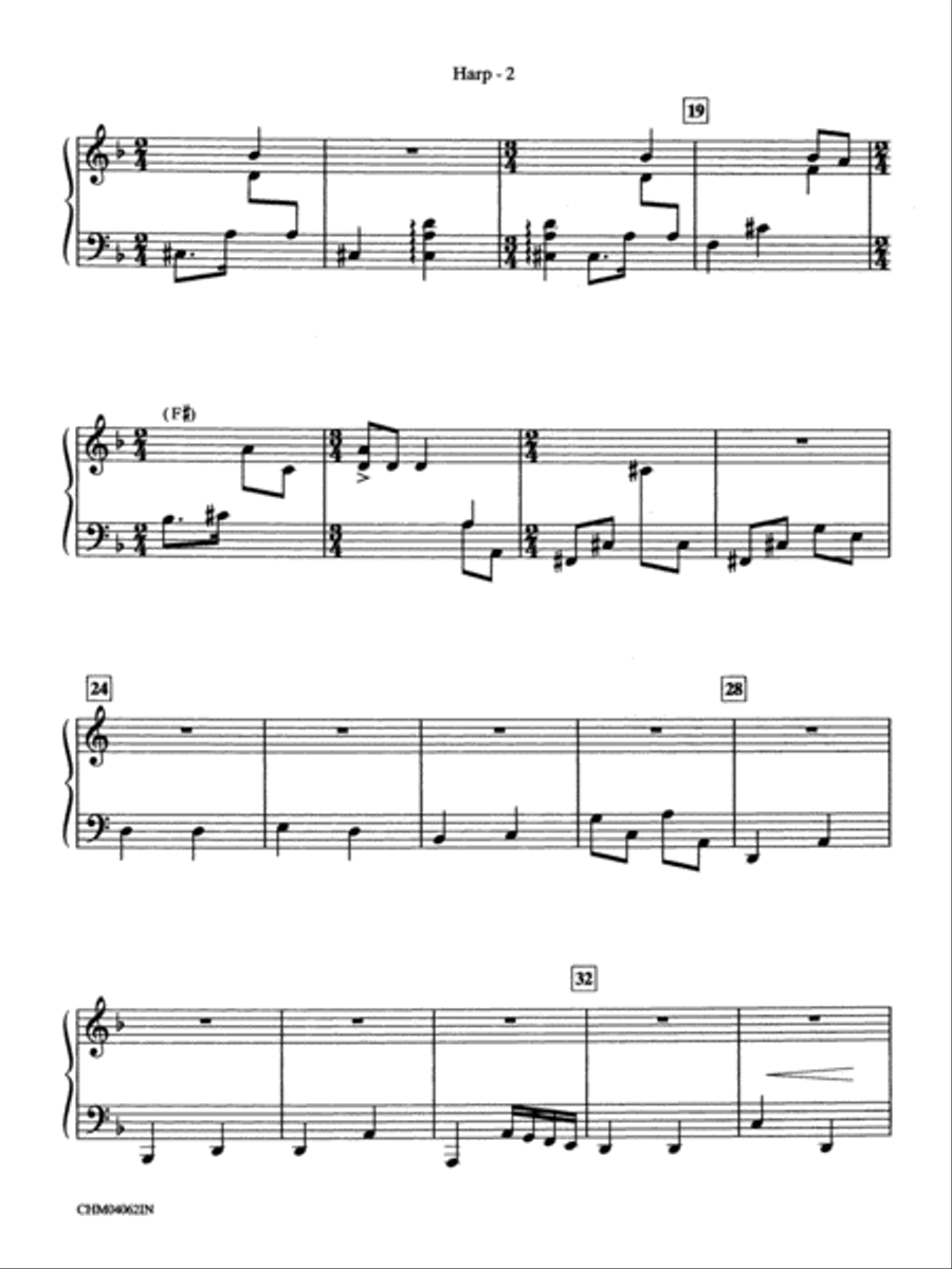 Double Trouble (from Harry Potter and the Prisoner of Azkaban): Harp Harp scores gallery preview page 2