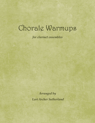 Book cover for Chorale Warmups