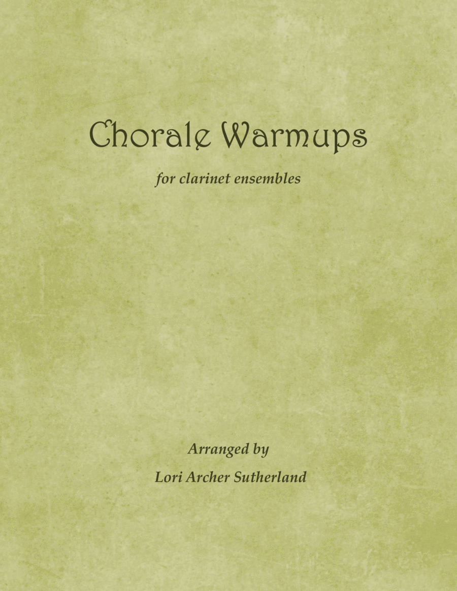 Chorale Warmups Chorale Warmups Woodwind Ensemble scores gallery preview page 1