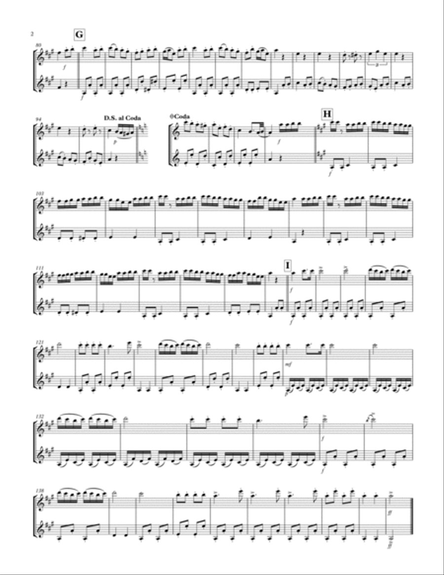 Rondo Alla Turca: Clarinet Duet Rondo Alla Turca: Clarinet Duet Clarinet Duet scores gallery preview page 2