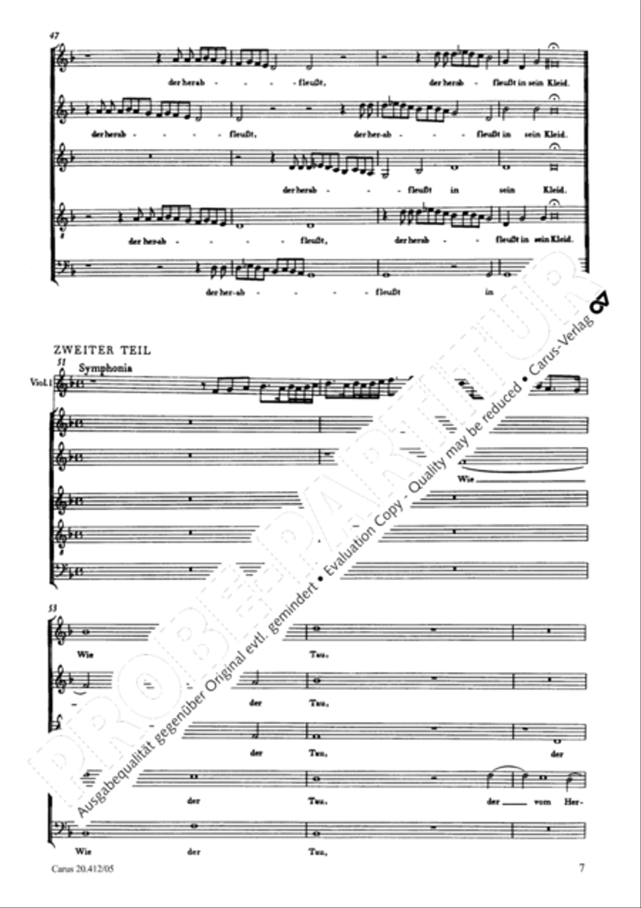 See what delight and joy it is (Siehe, wie fein und lieblich ist's) SSATB scores gallery preview page 8