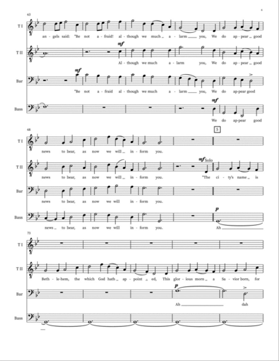 Ye nations all, on you I call TTBB scores gallery preview page 6