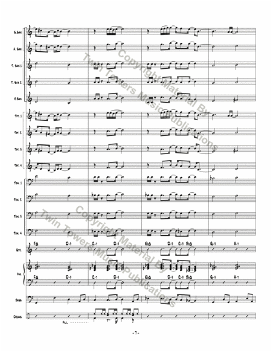 For Anji Jazz Ensemble scores gallery preview page 8