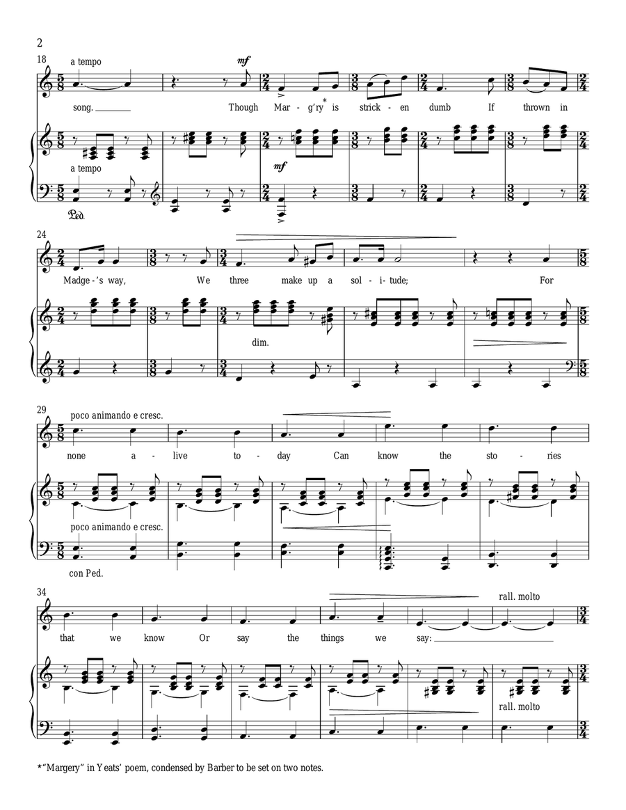 The Secrets Of The Old Piano, Vocal scores gallery preview page 2