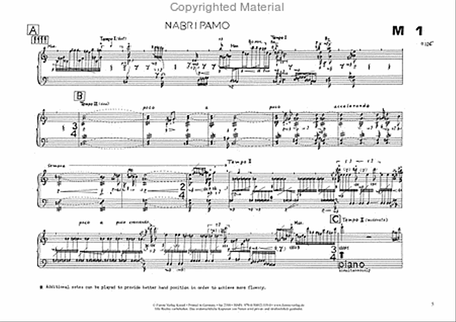 NABRIPAMO NABRIPAMO Piano Accompaniment scores gallery preview page 2