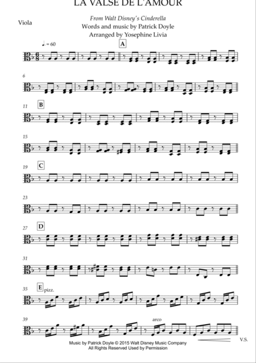 La Valse De L'amour String Orchestra scores gallery preview page 3