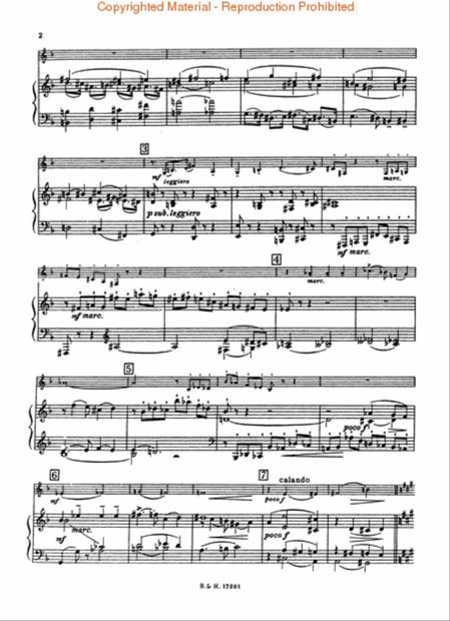 Horn Concerto, Op. 65 Orchestra scores gallery preview page 3