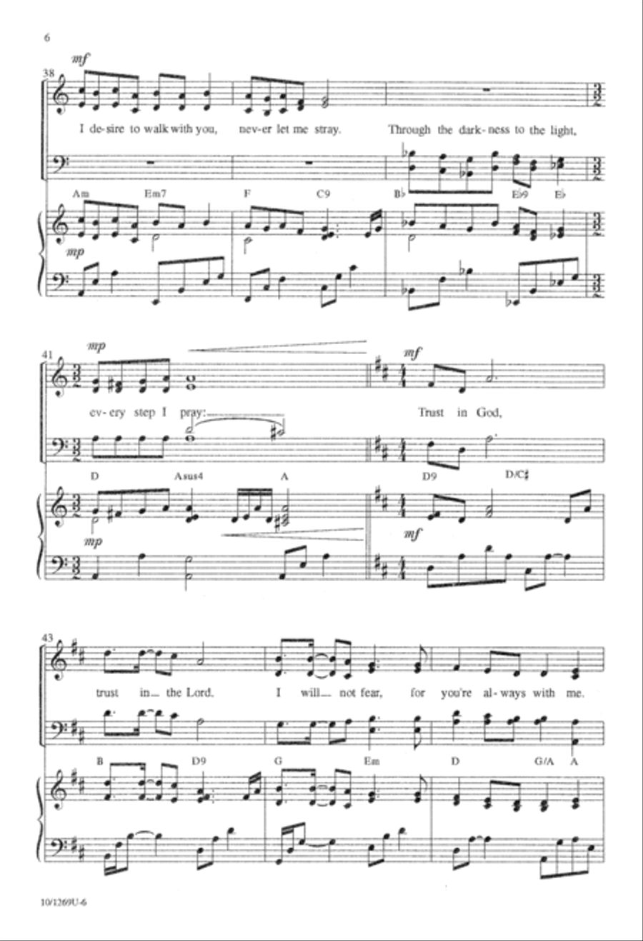 Trust in God 4-Part scores gallery preview page 6