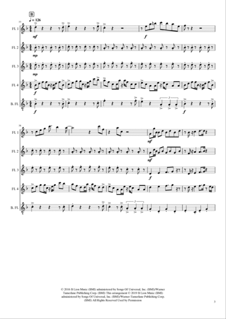 Epilogue Woodwind Quintet scores gallery preview page 3