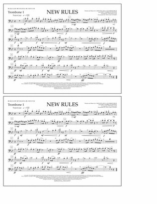 New Rules - Trombone 1