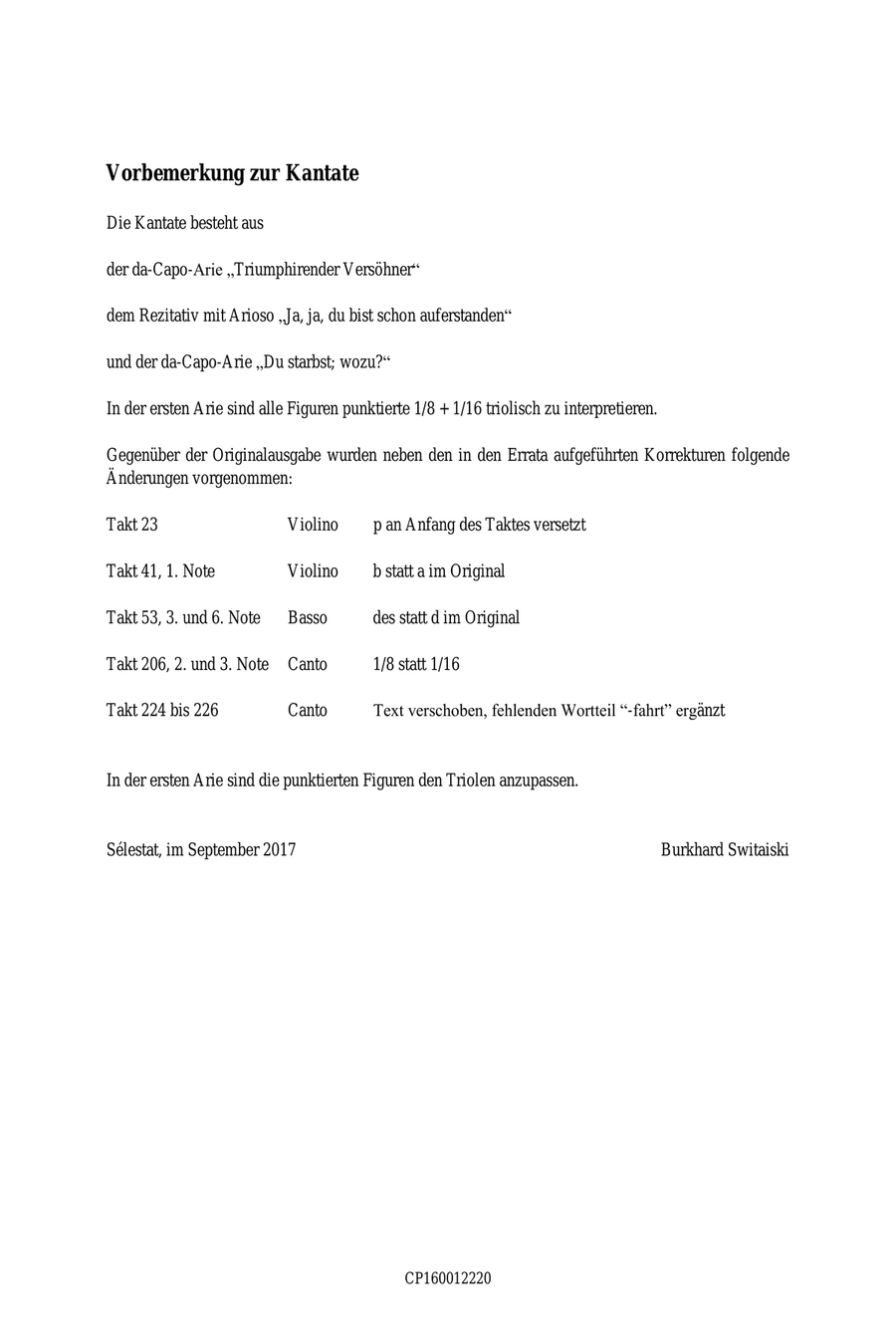 Harmonischer Gottesdienst TWV 1:1422 Triumphirender Versöhner, trit aus deiner Kluft Voice scores gallery preview page 3