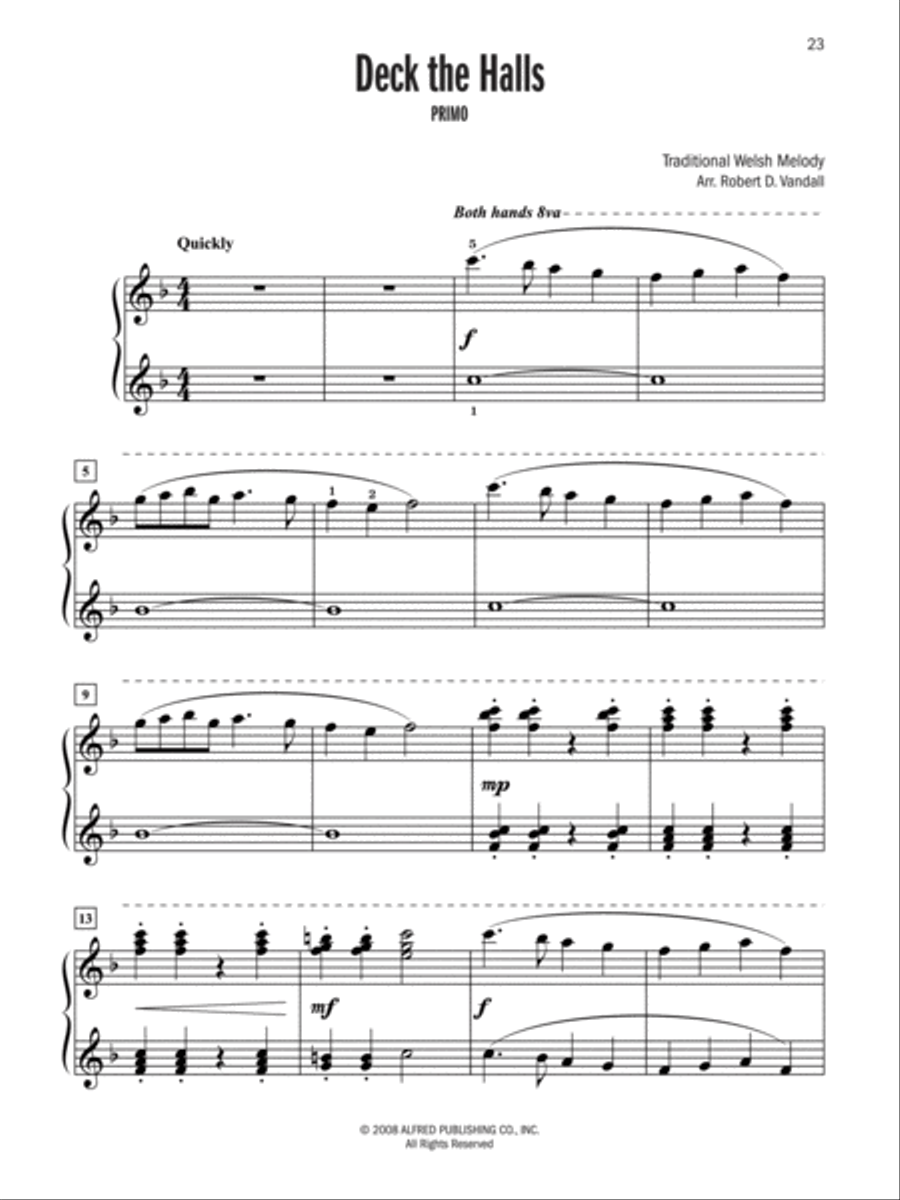 Celebrated Christmas Duets, Book 2 Small Ensemble scores gallery preview page 5