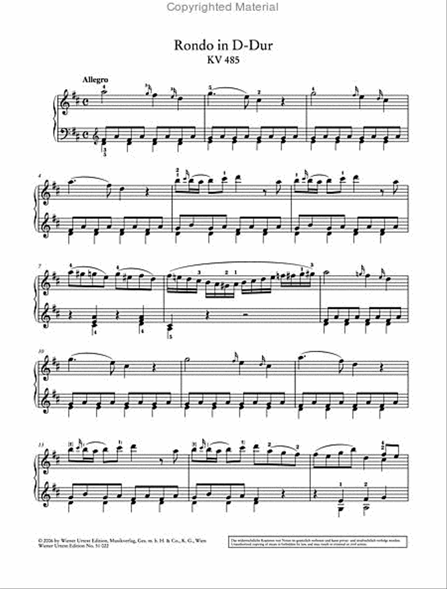 Rondo D-Dur Chamber Music scores gallery preview page 2