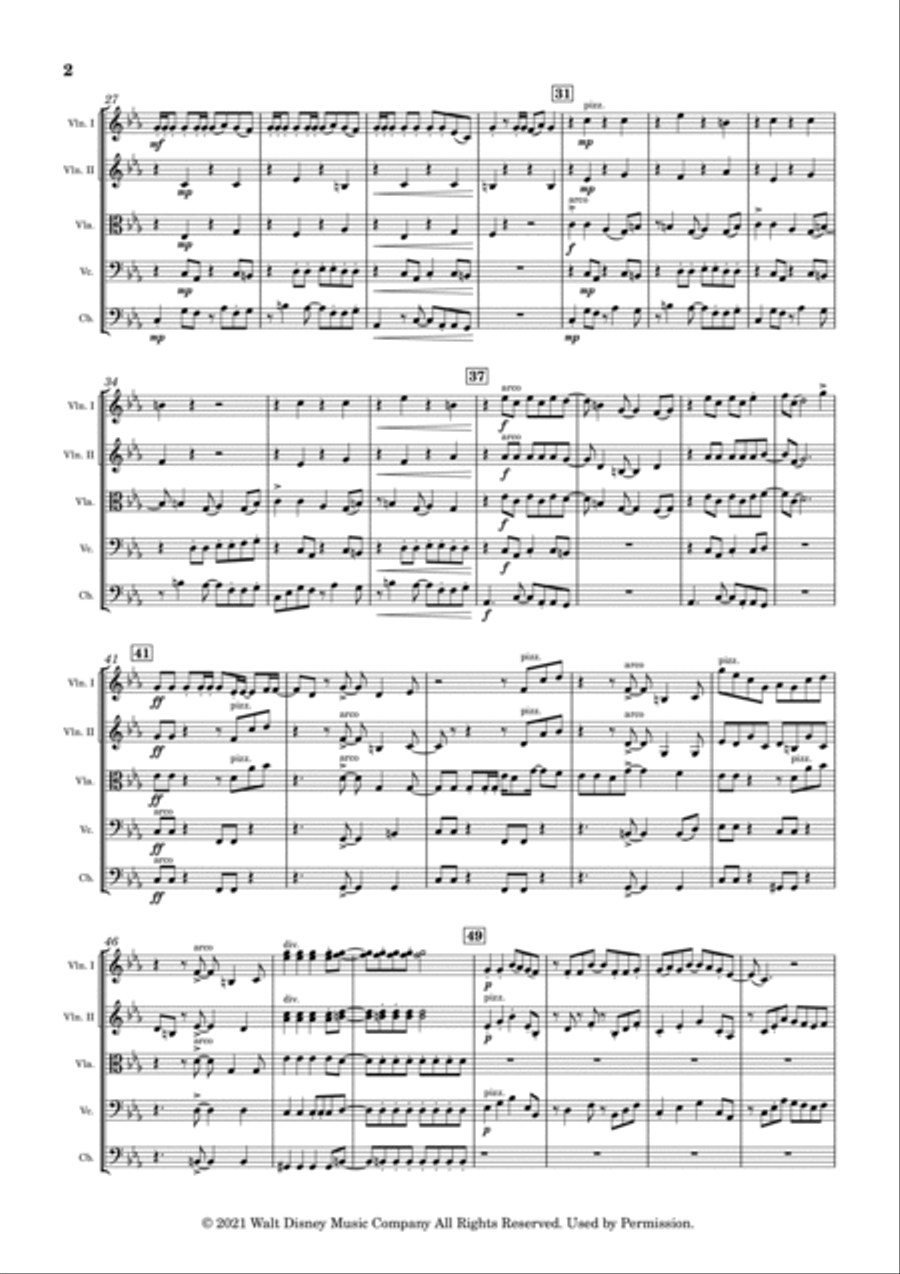 We Don't Talk About Bruno String Orchestra scores gallery preview page 2