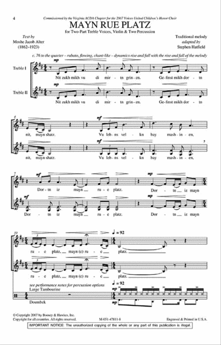 Mayn Rue Platz Mayn Rue Platz 2-Part scores gallery preview page 2