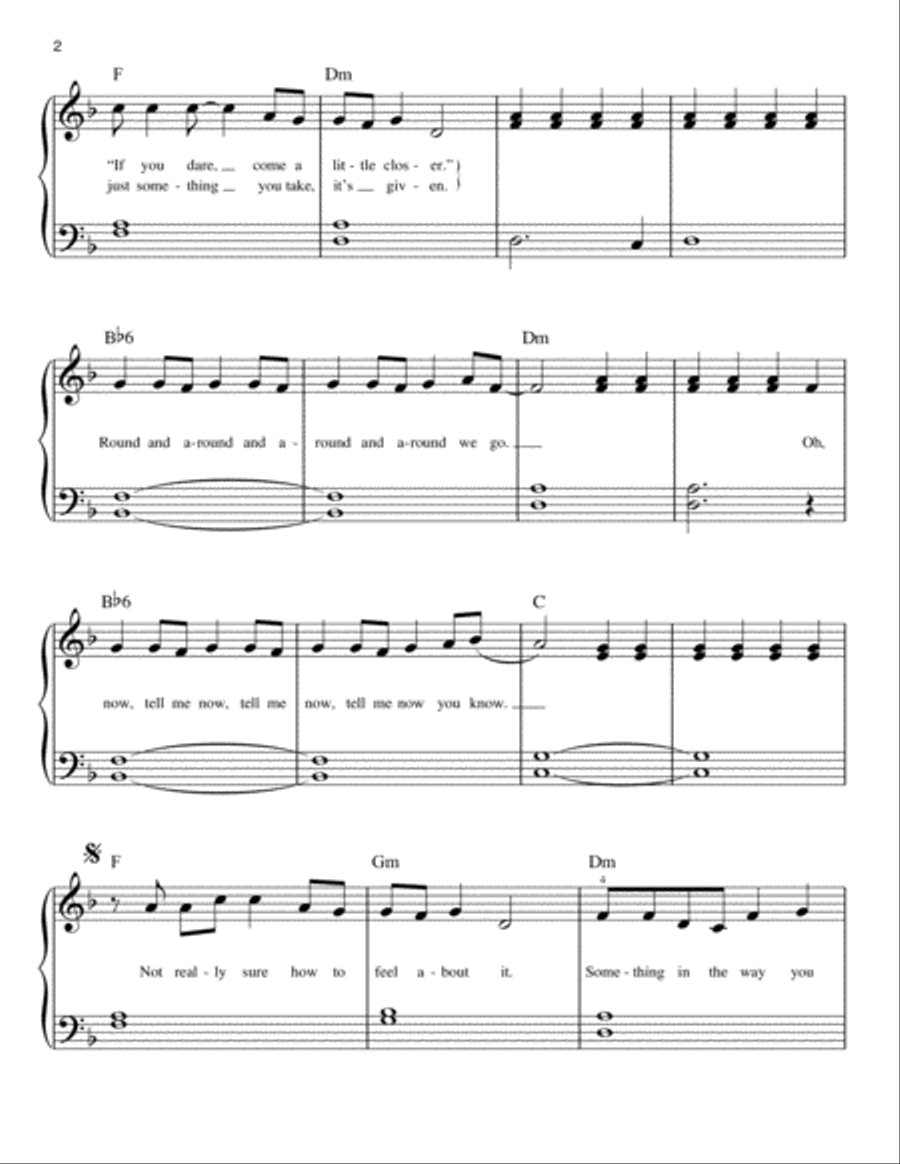 Stay Easy Piano scores gallery preview page 2