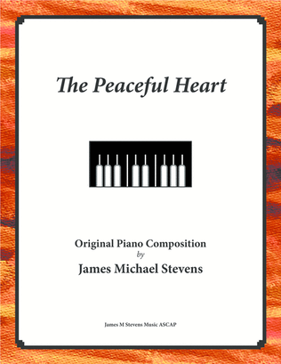 Book cover for The Peaceful Heart - Reflective Piano