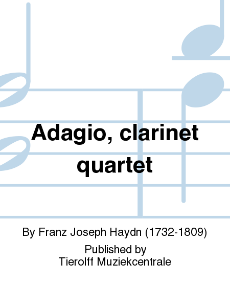 Adagio, clarinet quartet