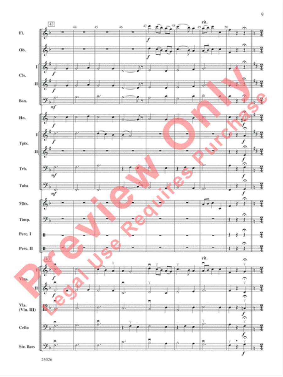 Christmas Comes Again . . . in About Three Minutes Full Orchestra scores gallery preview page 10