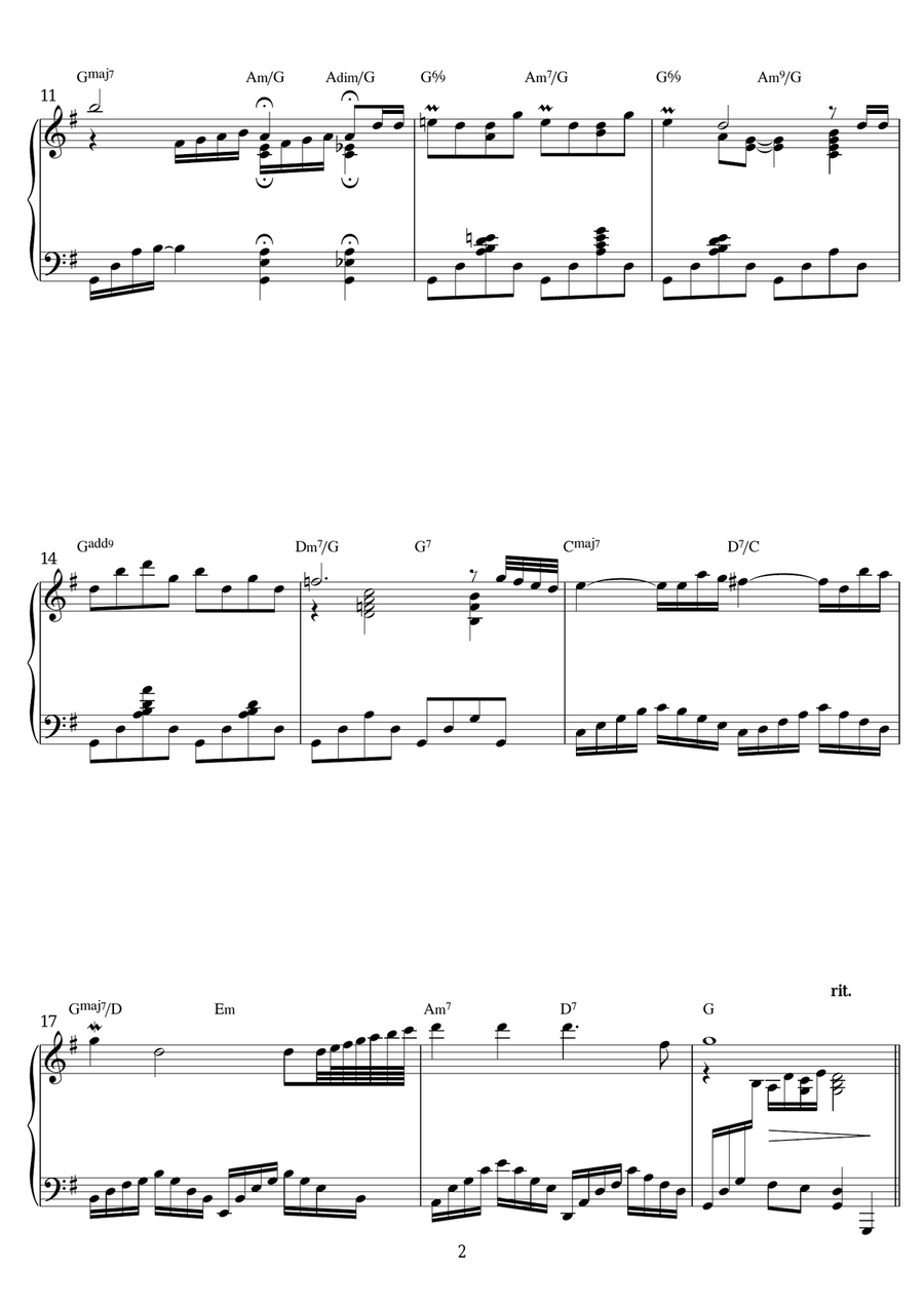 It Might As Well Be Spring (from 'State Fair') Piano Solo scores gallery preview page 2