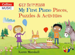 Book cover for Get Set! Piano My First Pieces & Activities