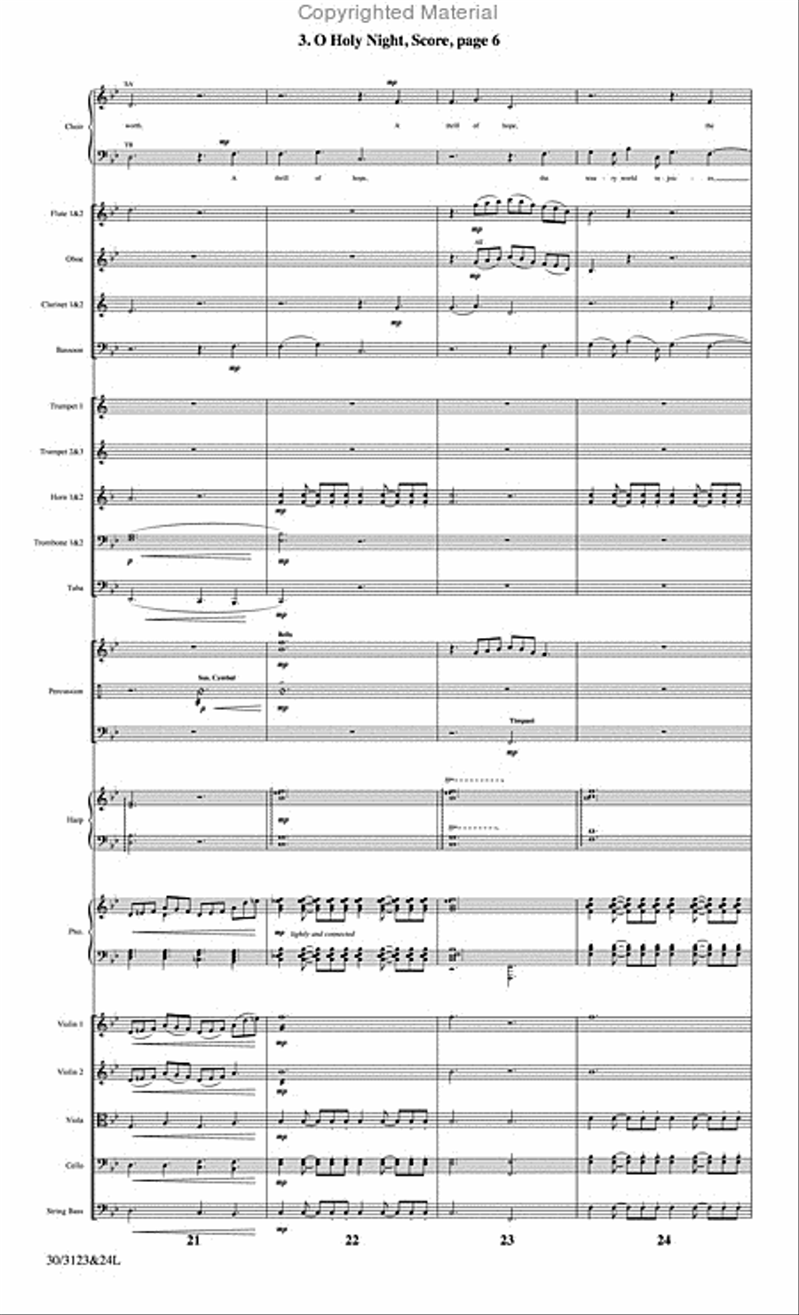 The Christmas Story - Set of Parts Choir scores gallery preview page 22