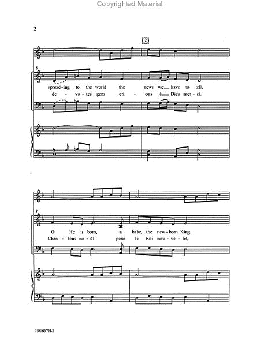 Noel, Noel 3-Part scores gallery preview page 2