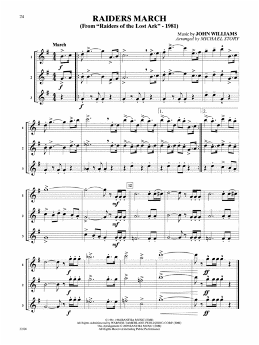 Movie Trios for All Small Ensemble scores gallery preview page 25