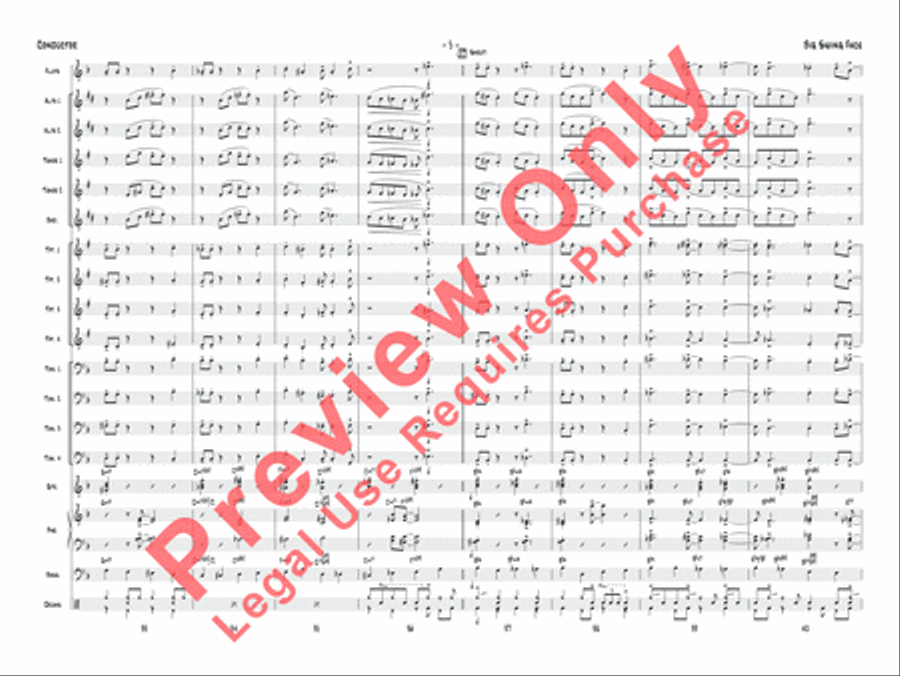 Big Swing Face Jazz Ensemble scores gallery preview page 8