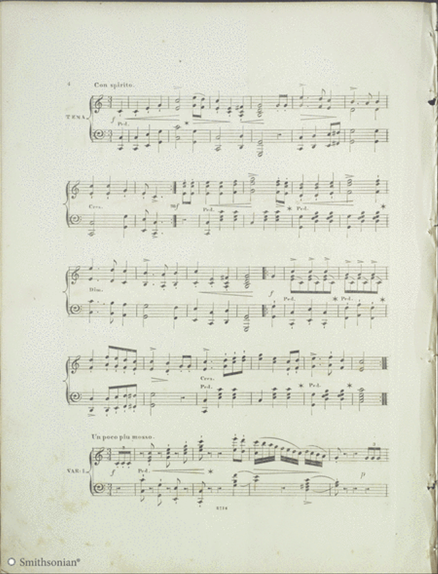 The Stars & Stripes Forever - Brilliant Variations on the Star Spangled Banner Piano Solo scores gallery preview page 3
