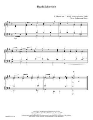 Book cover for Heath/Schumann (Hymn Harmonization)