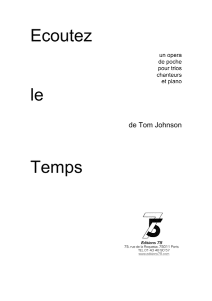 Ecoutez le temps