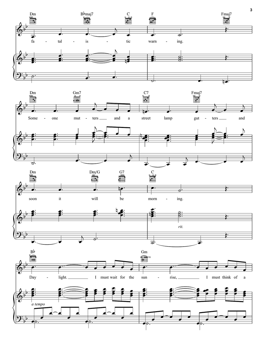 Memory (from Cats) Acoustic Guitar scores gallery preview page 3