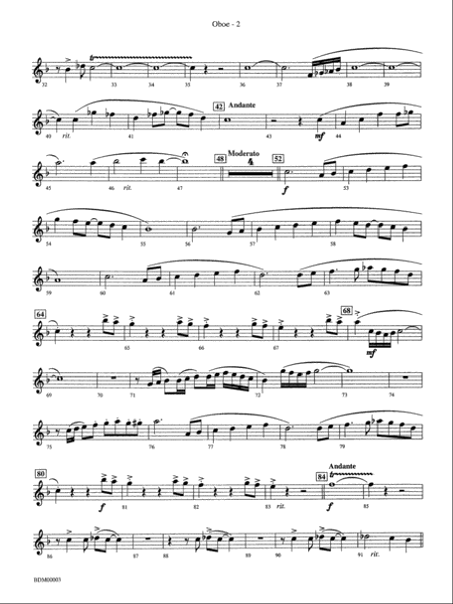 Overture de Argentina: Oboe Concert Band scores gallery preview page 2