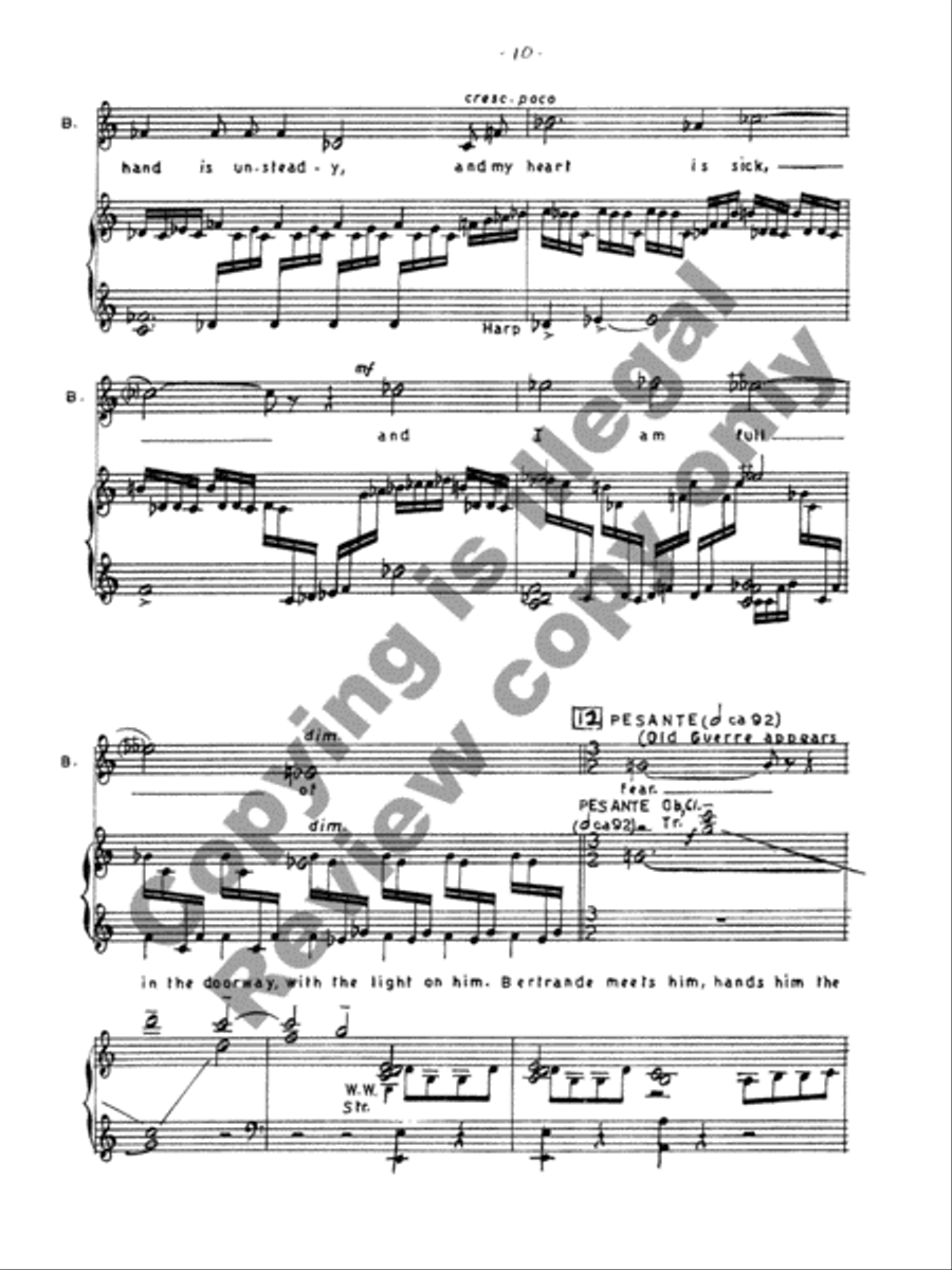 The Wife of Martin Guerre Choir scores gallery preview page 12